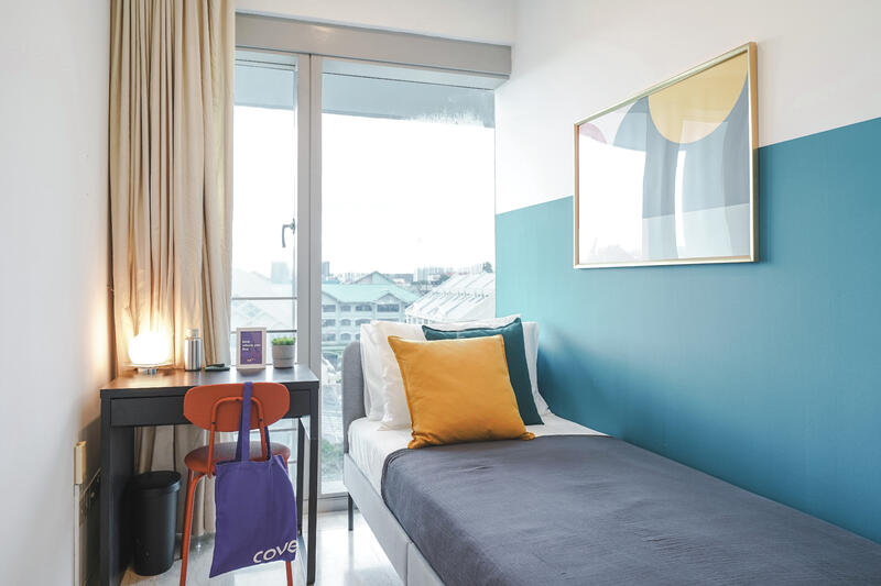 The Trumps, 1 Jalan Kembangan, Room Rental, 116 sqft, Condominium For Rent, by Cove, 25107747 - Black room - PropertyGuru.com.sg