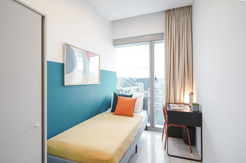 The Trumps, 1 Jalan Kembangan, Room Rental, 116 sqft, Condominium For Rent, by Cove, 25107747 - Orange room - PropertyGuru.com.sg