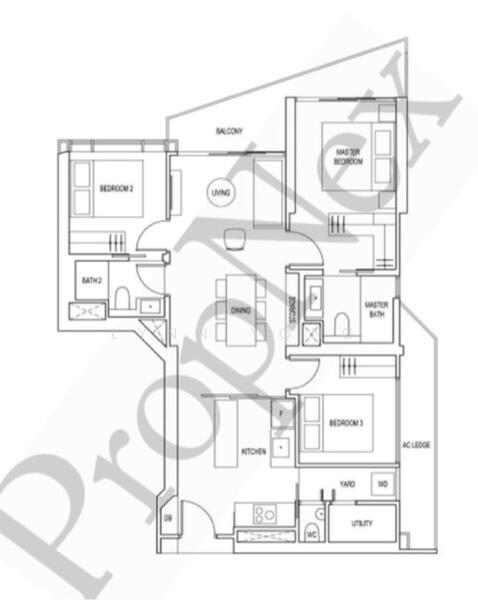 Artra, 10 Alexandra View, 3 Bedrooms, 1,044 sqft, Condominium For Rent, by Lynn Yong, 25110471 - PropertyGuru.com.sg