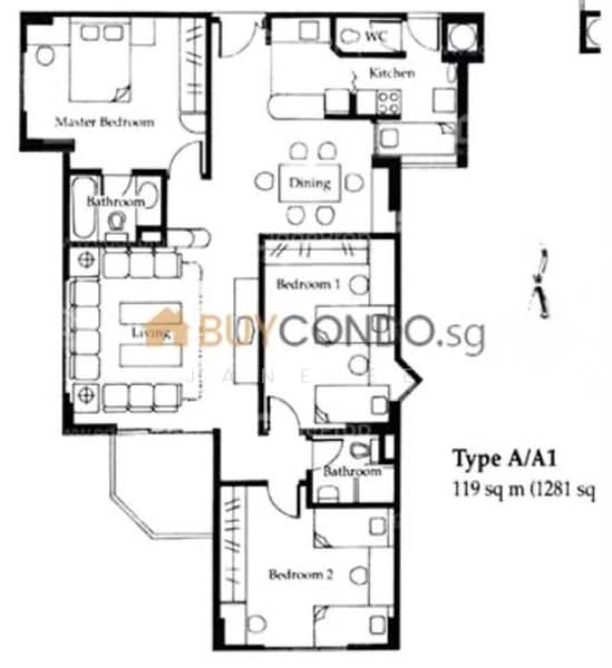 Ava Towers, 10 Ava Road, 3 Bedrooms, 1,281 sqft, Apartment For Rent, by Jane Ee, 25114083 - PropertyGuru.com.sg