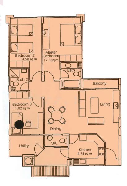 Estella Gardens, 21 - 27 Flora Road, 3 Bedrooms, 1,292 sqft, Condominium For Rent, by Yong Kin Kock, 25120126 - PropertyGuru.com.sg