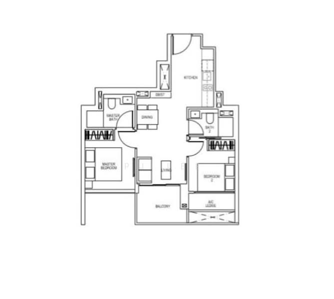 Sky Everton, 50 Everton Road, Chinatown / Tanjong Pagar, 2 Bedrooms, 624 sqft, Condominium For Rent, by PJ Lee, 25121680 - PropertyGuru.com.sg