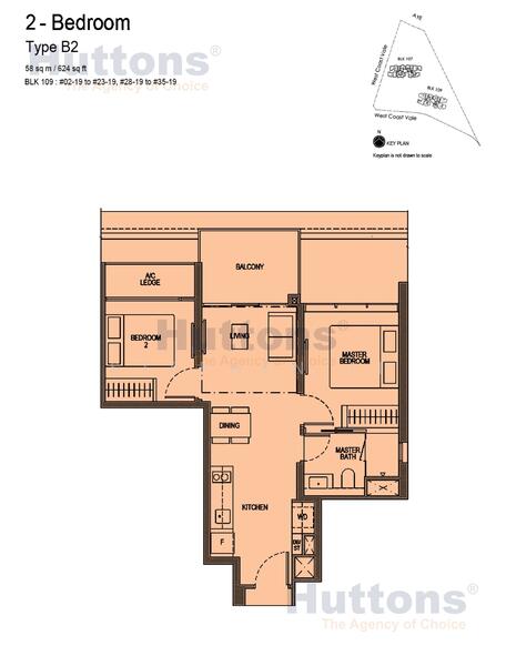 Whistler Grand, 109 West Coast Vale, 2 Bedrooms, 614 sqft, Condominium For Rent, by Stephen Li, 25121741 - PropertyGuru.com.sg