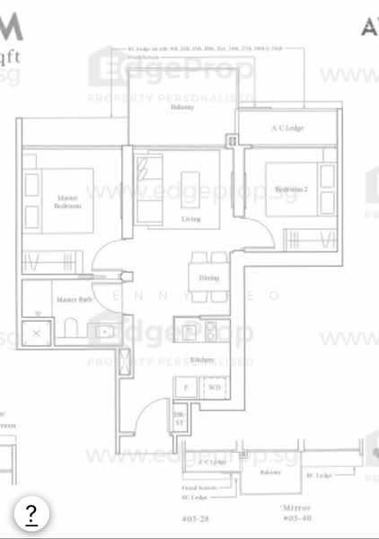 Avenue South Residence, 13 Silat Avenue, 2 Bedrooms, 656 sqft, Condominium For Rent, by Jenny YEO, 25123945 - PropertyGuru.com.sg