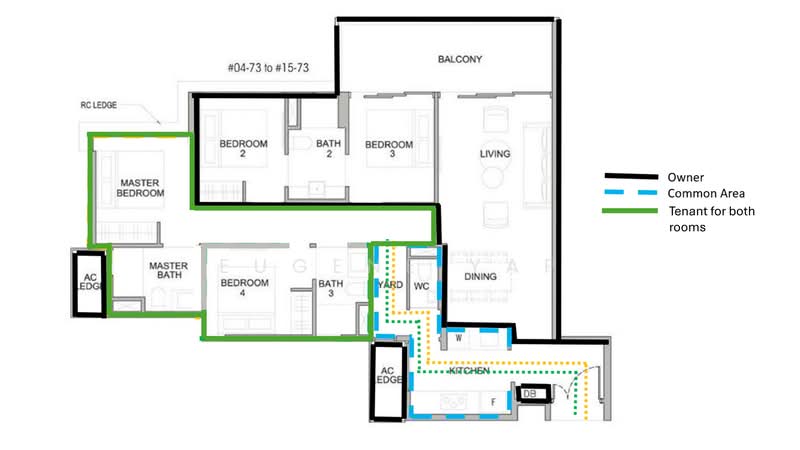 Kingsford Waterbay, 80 Upper Serangoon View, Hougang / Punggol / Sengkang, Room Rental, 200 sqft, Condominium For Rent, by Eugene Yap, 25123999 - PropertyGuru.com.sg