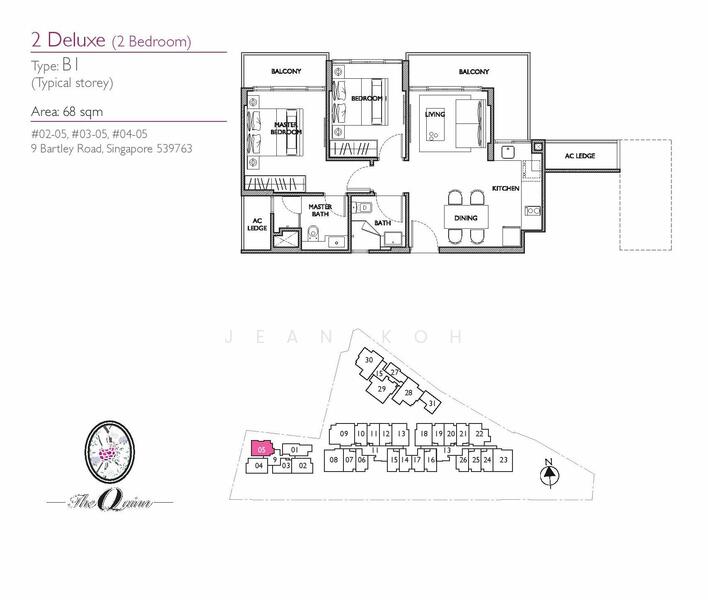 The Quinn, 9 Bartley Road, Hougang / Punggol / Sengkang, 2 Bedrooms, 731 sqft, Apartment For Rent, by Jean Koh, 25125688 - PropertyGuru.com.sg
