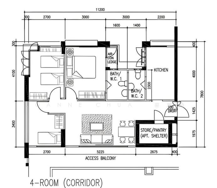 17 Jalan Tenteram, 17 Jalan Tenteram, 3 Bedrooms, 807 sqft, HDB Flat For Rent, by Joanne Chua 蔡蕙励, 25125997 - PropertyGuru.com.sg