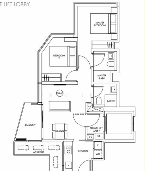 One Draycott, 1 Draycott Park, 2 Bedrooms, 732 sqft, Condominium For Rent, by Eric Lee, 25126329 - PropertyGuru.com.sg