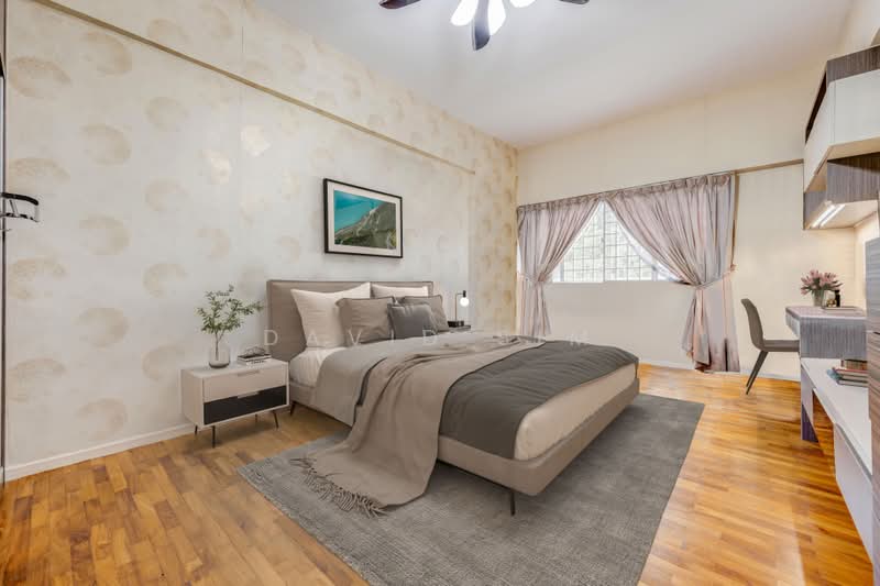 Queensway Tower, 1 Queensway, 2 Bedrooms, 1,089 sqft, Apartment For Sale, by David Sim, 25127986 - Master Bedroom Virtually Stages to show the huge size. - PropertyGuru.com.sg