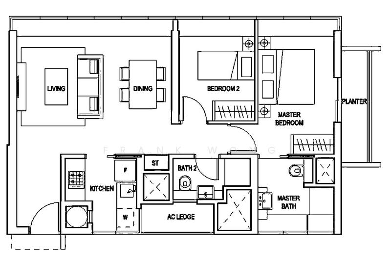 Skyline Residences, 608 Telok Blangah Road, 2 Bedrooms, 829 sqft, Condominium For Rent, by Frank Wong, 25128802 - PropertyGuru.com.sg