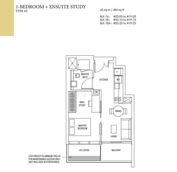 Amber Park, 18 Amber Gardens, East Coast / Marine Parade, 1 Bedroom, 484 sqft, Condominium For Rent, by Jason Chen 陈野文, 25133331 - PropertyGuru.com.sg