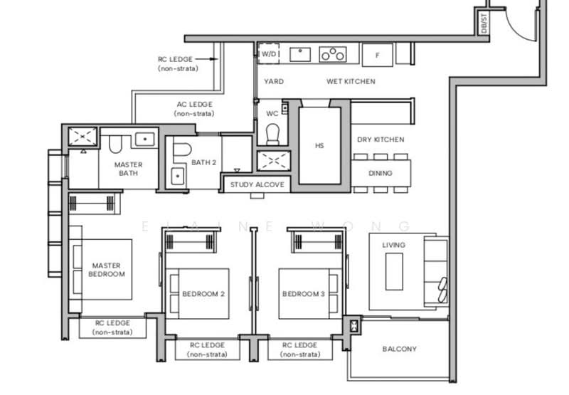 1-2km to Fairfield, top rental yield in D5, , 3 Bedrooms, 1,023 sqft, Apartment For Sale, by Elaine Wong, 25133365 - PropertyGuru.com.sg