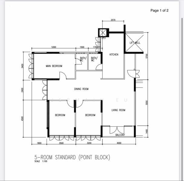 356 Clementi Avenue 2, 356 Clementi Avenue 2, 3 Bedrooms, 1,259 sqft, HDB Flat For Rent, by Jermain Eu, 25135046 - PropertyGuru.com.sg