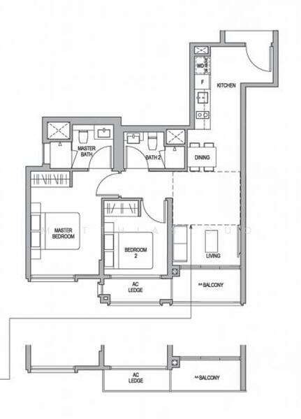 Mayfair Gardens, 8 Rifle Range Road, 2 Bedrooms, 753 sqft, Condominium For Rent, by Matthias Guo, 25138635 - PropertyGuru.com.sg