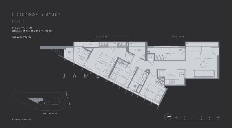 The Iveria, 2 Kim Yam Road, 3 Bedrooms, 904 sqft, Condominium For Rent, by James Tang, 25139140 - PropertyGuru.com.sg