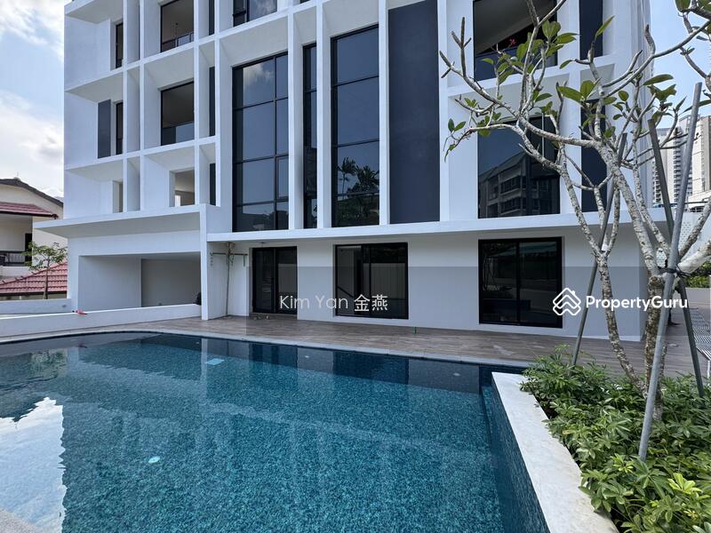 For Sale - Brand New & Luxury, Freehold bungalow with swimming Pool, park 6 cars inside