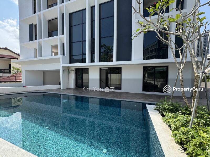 For Sale - Brand New & Luxury, Freehold bungalow with swimming Pool, park 6 cars inside