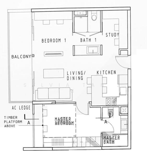The Hillier, 2 Hillview Rise, 2 Bedrooms, 807 sqft, Condominium For Rent, by Sylvia Tan Z M, 25141578 - PropertyGuru.com.sg