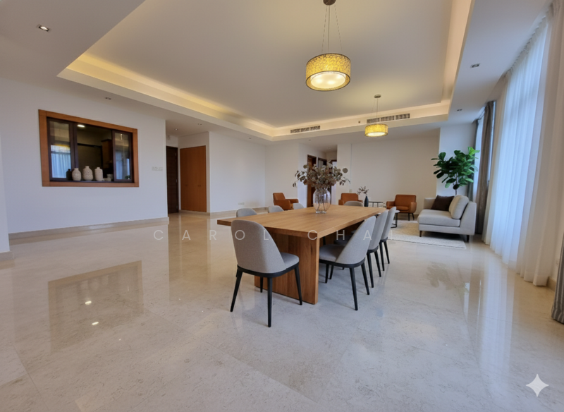 Orchard Scotts, 3 Anthony Road, 4 Bedrooms, 2,508 sqft, Condominium For Rent, by Carol Chai, 25142212 - Living & Dining Space - PropertyGuru.com.sg