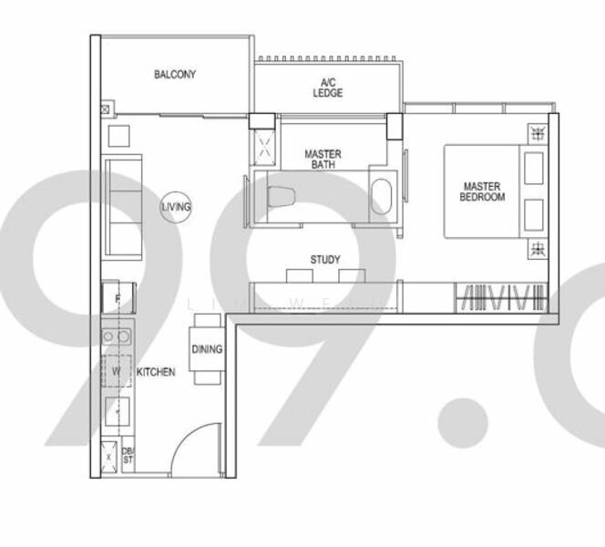 The Poiz Residences, 4 Meyappa Chettiar Road, 1 Bedroom, 538 sqft, Condominium For Rent, by Lim Weili, 25144908 - PropertyGuru.com.sg