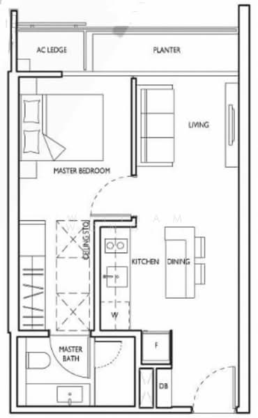 D'Nest, Pasir Ris Grove, 1 Bedroom, 484 sqft, Condominium For Rent, by William Wong (黃杰胜), 25151215 - PropertyGuru.com.sg