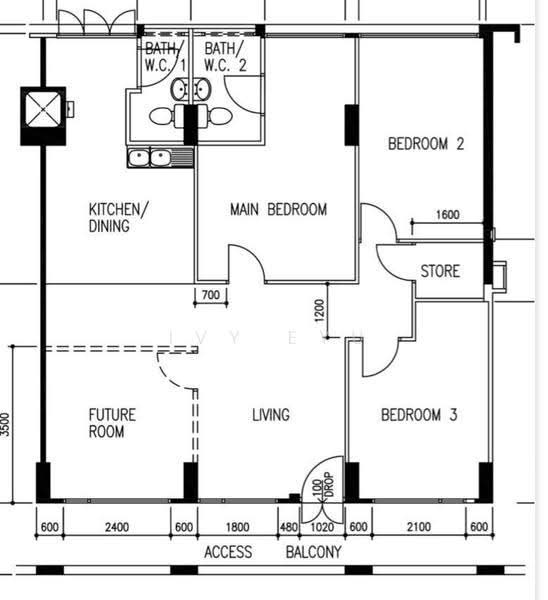 252 Choa Chu Kang Avenue 2, 252 Choa Chu Kang Avenue 2, Dairy Farm / Bukit Panjang / Choa Chu Kang, 3 Bedrooms, 1,119 sqft, HDB Flat For Rent, by Ivy Eyu, 25159440 - PropertyGuru.com.sg