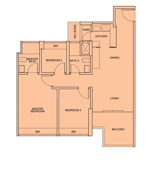 Centro Residences, 59 Ang Mo Kio Avenue 8, 3 Bedrooms, 926 sqft, Condominium For Rent, by Esther Whong, 25160567 - PropertyGuru.com.sg