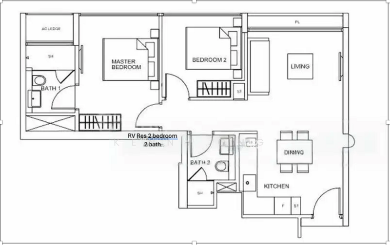 RV Residences, 463 River Valley Road, 2 Bedrooms, 689 sqft, Condominium For Rent, by Kenny Ong, 25163846 - PropertyGuru.com.sg