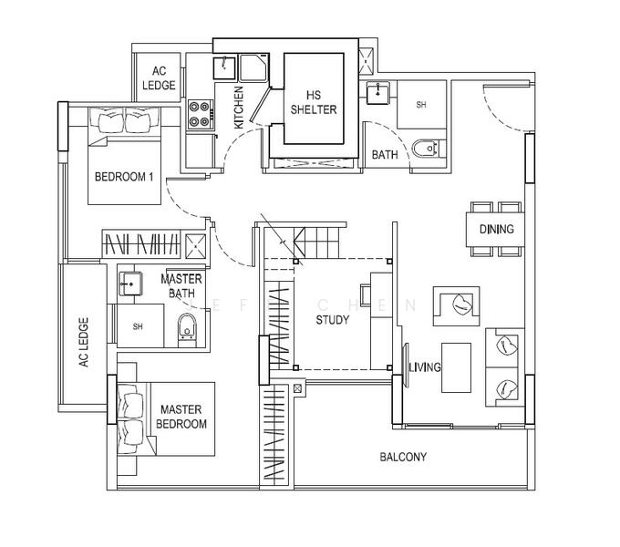 Urban Vista, 20 Tanah Merah Kechil Link, Room Rental, 250 sqft, Condominium For Rent, by Jeff Chen, 25167358 - PropertyGuru.com.sg