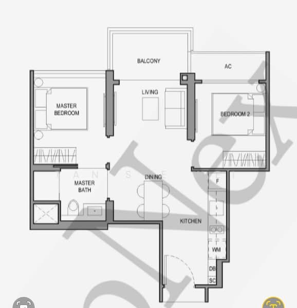 Parc Botannia, 10 Fernvale Street, 2 Bedrooms, 581 sqft, Condominium For Rent, by Tan Sze Wei, 25167446 - PropertyGuru.com.sg