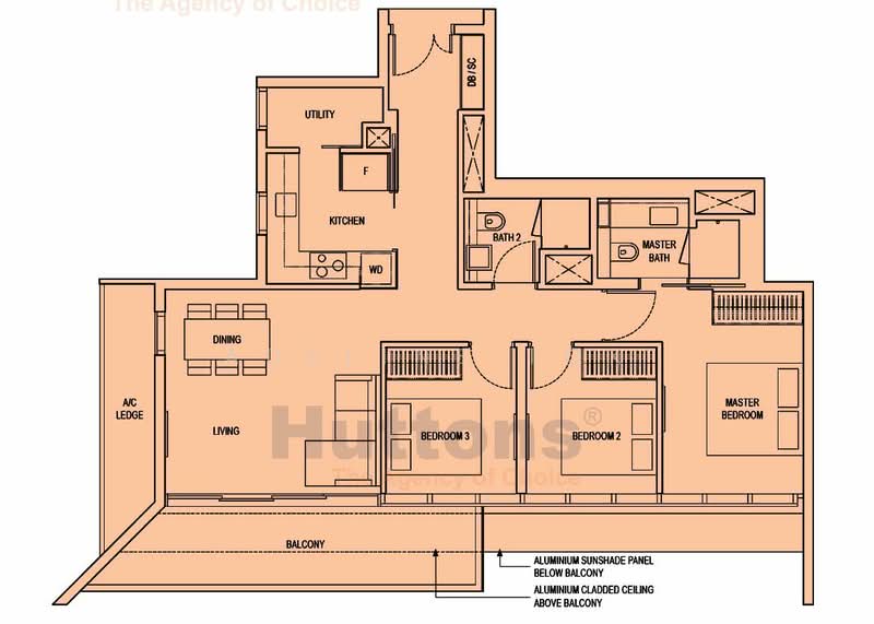 Amber Park, 18 Amber Gardens, 3 Bedrooms, 1,109 sqft, Condominium For Rent, by Adeline Tok, 25170342 - PropertyGuru.com.sg