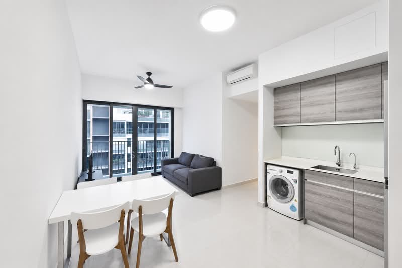 Coco Palms, 29 Pasir Ris Grove, 2 Bedrooms, 753 sqft, Condominium For Rent, by Sky Chiu, 25175662 - Kitchenette and DIning Hall - PropertyGuru.com.sg