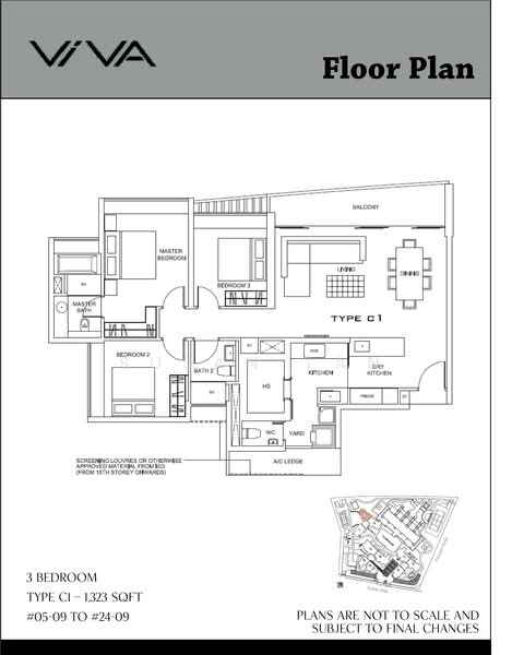VIVA, 4 Suffolk Walk, 3 Bedrooms, 1,323 sqft, Condominium For Rent, by Susan Tan, 25177139 - PropertyGuru.com.sg