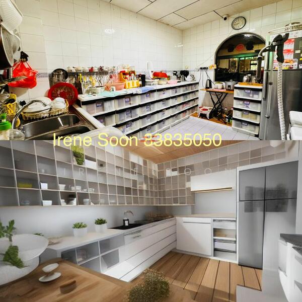 Spacious ! Convert this traditional kitchen to the way you like it …