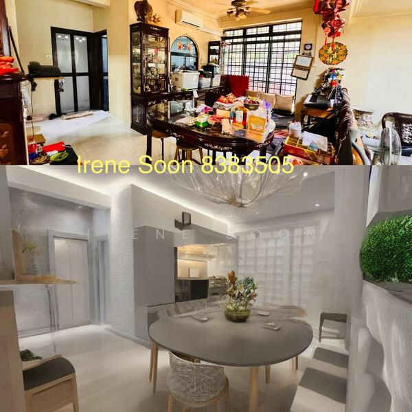 Dinning area . Idea shown, simply convert this space into the kinda design you desire