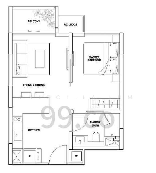 Archipelago, 511 Bedok Reservoir, 1 Bedroom, 528 sqft, Condominium For Rent, by Priscilla Lum, 25183904 - PropertyGuru.com.sg