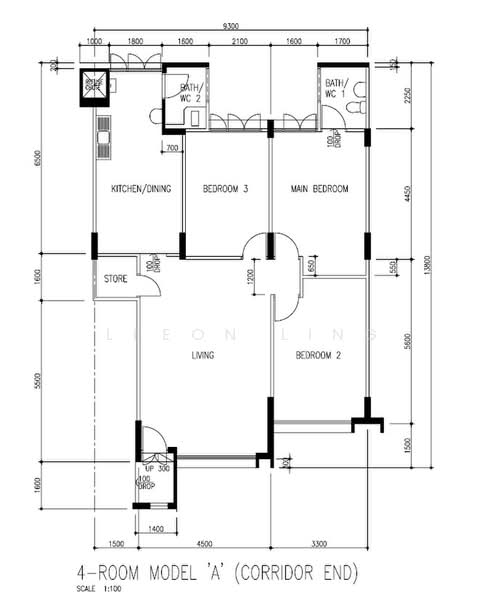 262 Tampines Street 21, 262 Tampines Street 21, 3 Bedrooms, 1,109 sqft, HDB Flat For Rent, by Leeon Ling, 25185102 - PropertyGuru.com.sg