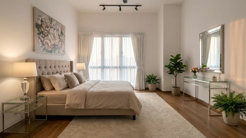 Signature Park, 52 Toh Tuck Road, 3 Bedrooms, 1,389 sqft, Condominium For Sale, by Stephen Lee, 25186399 - Photo virtually staged on decor to show the unit’s potential without major renovation - PropertyGuru.com.sg