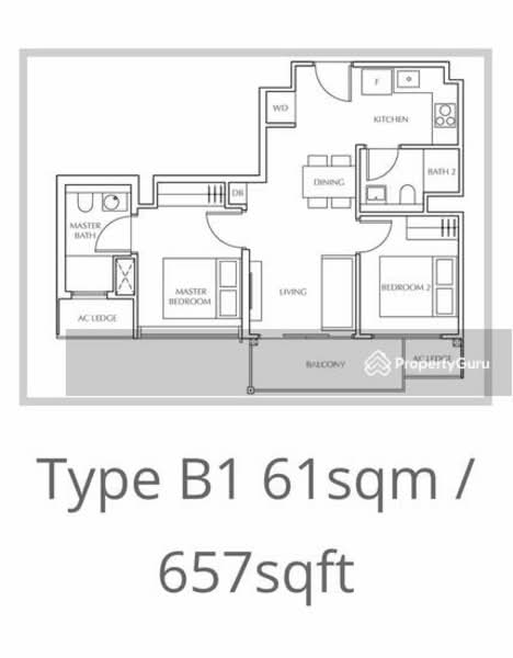 Jui Residences, 1177 Serangoon Road, 2 Bedrooms, 657 sqft, Condominium For Rent, by Eden Wong, 25187381 - PropertyGuru.com.sg