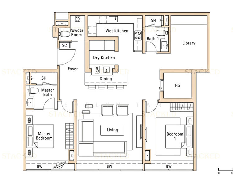 The Holland Collection, 53 Holland Road, 3 Bedrooms, 1,300 sqft, Apartment For Rent, by Evelyn Tan, 25187643 - PropertyGuru.com.sg