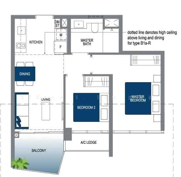 Lake Grande, 2 Jurong Lake Link, 2 Bedrooms, 624 sqft, Condominium For Rent, by Stella S Sim, 25188070 - PropertyGuru.com.sg