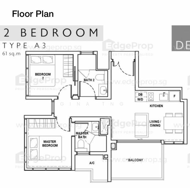 Fyve Derbyshire, 5 Derbyshire Road, 2 Bedrooms, 657 sqft, Condominium For Rent, by Gina Tng, 25194524 - PropertyGuru.com.sg