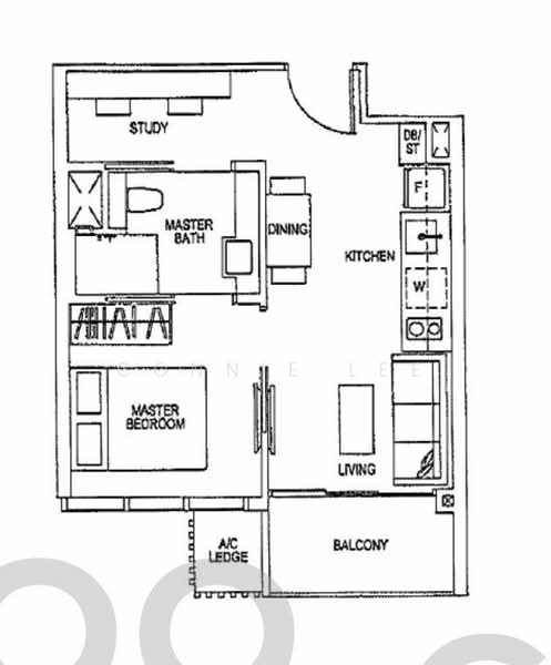 Sims Urban Oasis, 2 Sims Drive, Eunos / Geylang / Paya Lebar, 1 Bedroom, 441 sqft, Condominium For Rent, by Connie Lee, 25194531 - PropertyGuru.com.sg
