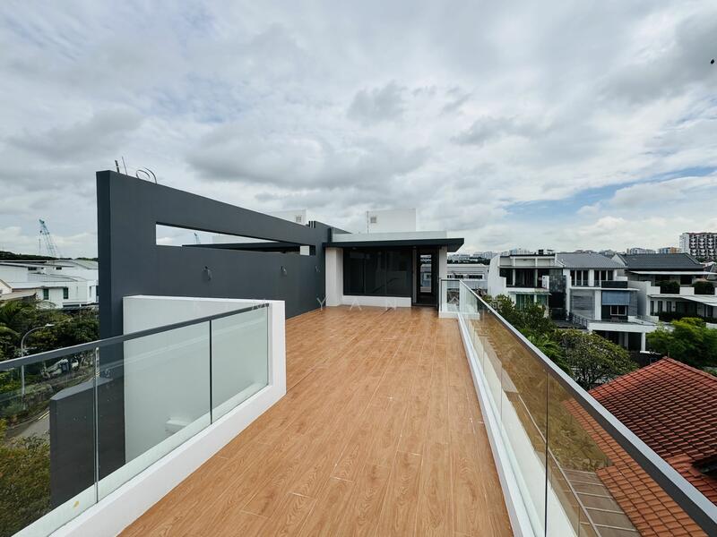 For Sale - Brand new Semi-D, 4 levels with Lift & Swimming Pool, 5 bedrooms ensuite, modern with roof terrace