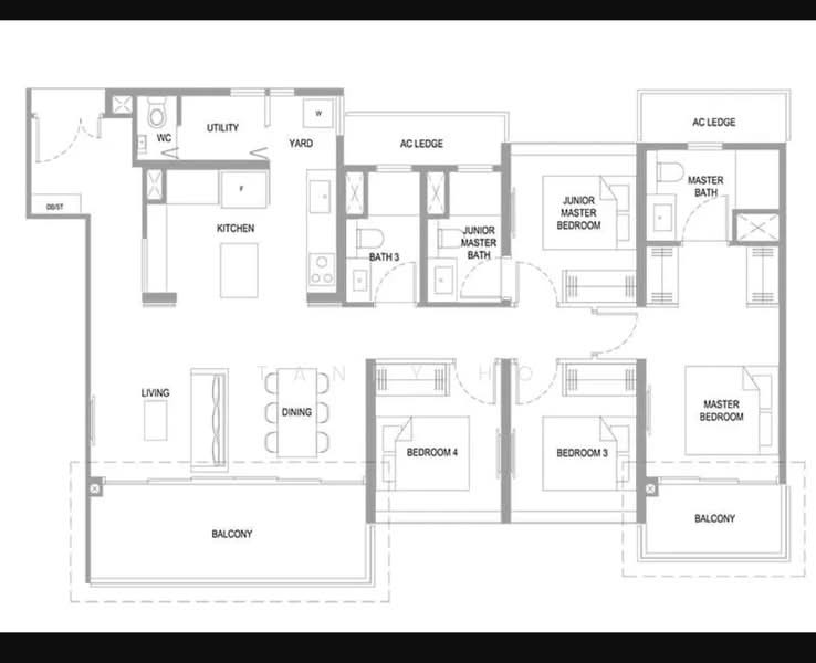 Verdale, 14 De Souza Avenue, 4 Bedrooms, 1,410 sqft, Condominium For Sale, by Tanny Ho, 25199948 - PropertyGuru.com.sg