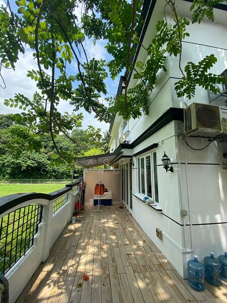 Back yard with greenery view
