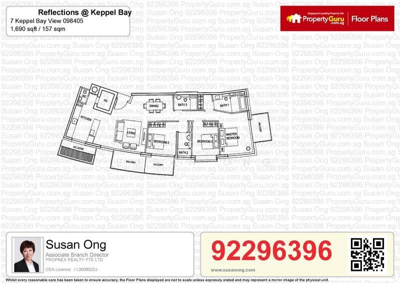 Reflections at Keppel Bay, 7 Keppel Bay View, Harbourfront / Telok Blangah, 3 Bedrooms, 1,690 sqft, Condominium For Sale, by Susan Ong, 25206964 - PropertyGuru.com.sg