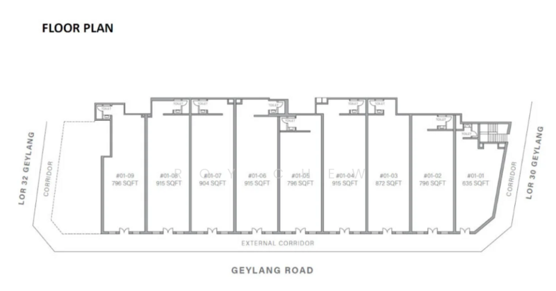 The Arizon, 538 Geylang Road, 796 sqft, Shop / Shophouse For Sale, by Roy Chew, 25208396 - CommercialGuru.com.sg
