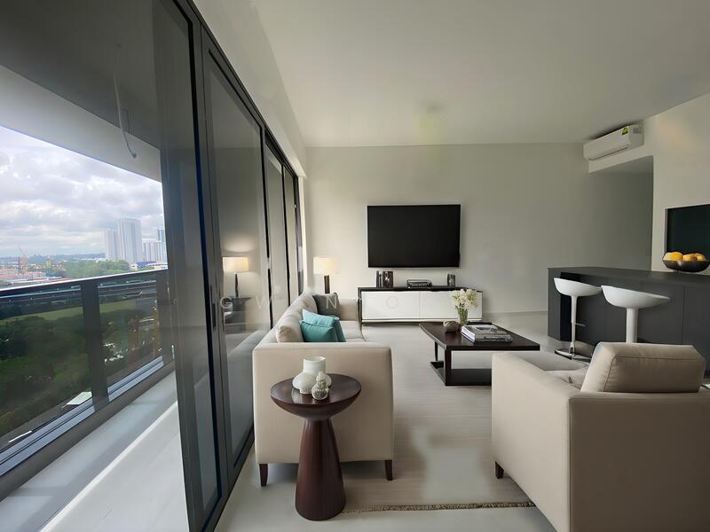 Landscape living and dining area (for illustration)
