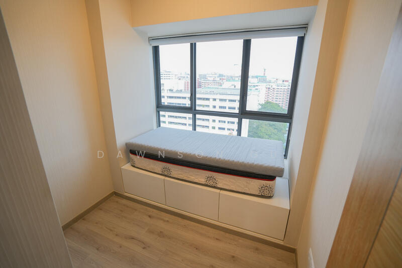 Common Room with deep storage right below the bed..